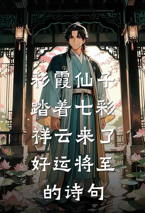 彩霞仙子踏着七彩祥云来了,好运将至的诗句