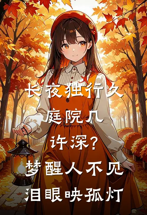 长夜独行久,庭院几许深?梦醒人不见,泪眼映孤灯