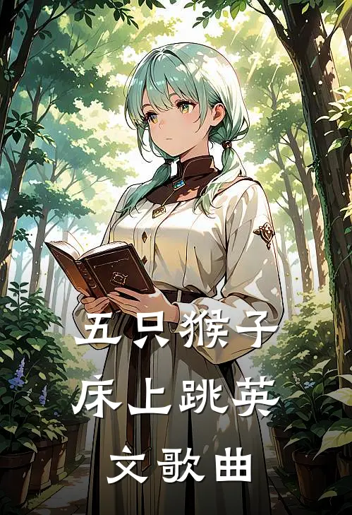 五只猴子床上跳英文歌曲