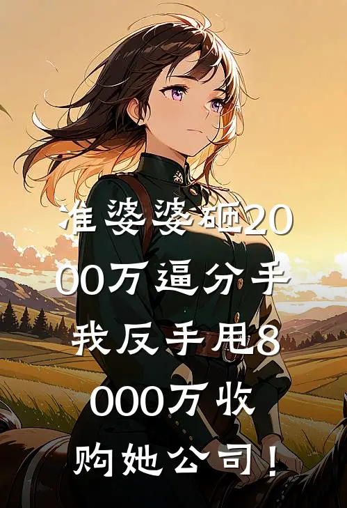 准婆婆砸2000万逼分手，我反手甩8000万收购她公司！