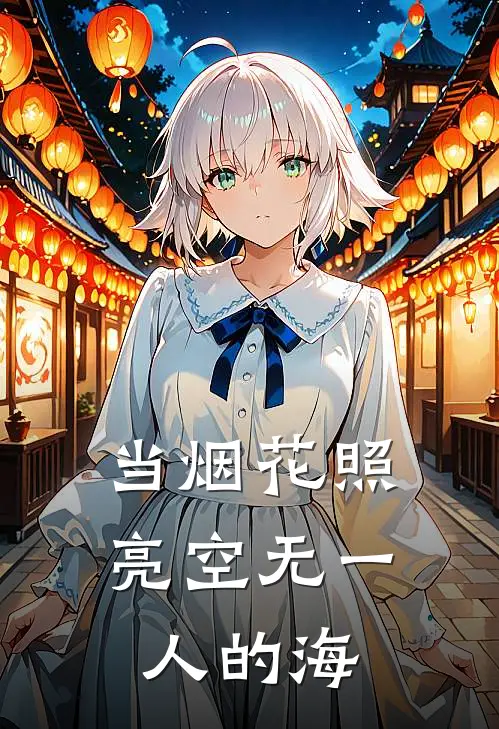 当烟花照亮空无一人的海